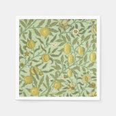 Serviette En Papier William Morris Fruit Design (Devant)