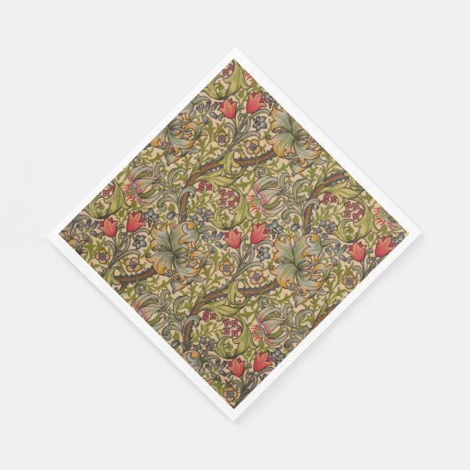 Serviette En Papier William Morris Golden Lily (Coin)