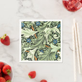 Serviette En Papier William Morris - Granville (En situation)