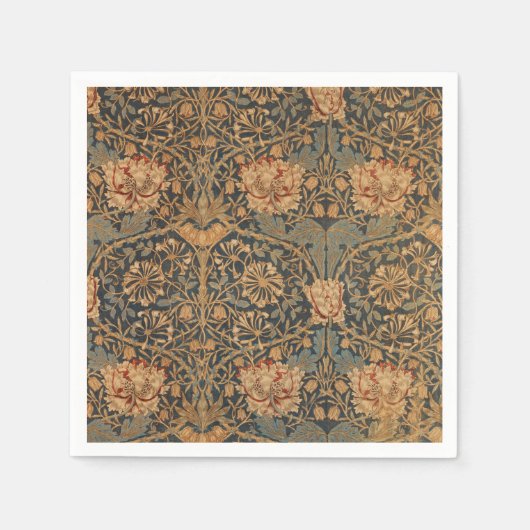 Serviette En Papier William Morris Honeysuckle Rich Wallpaper (Devant)