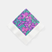 Serviette En Papier William Morris Irises, Améthyste Violet (Coin)