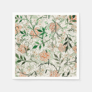Serviette En Papier William Morris Jardin de Jasmin Fleur Classique