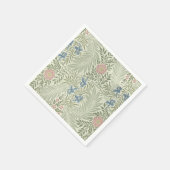 Serviette En Papier William Morris Larkspur Fond d'écran floral (Coin)