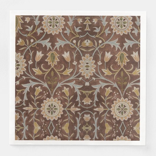 Serviette En Papier William Morris Little Flower Carpet (Devant)
