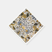 Serviette En Papier William Morris Lodden Fleur florale (Coin)