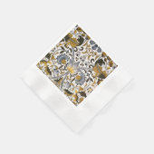 Serviette En Papier William Morris Lodden Fleur florale (Coin)