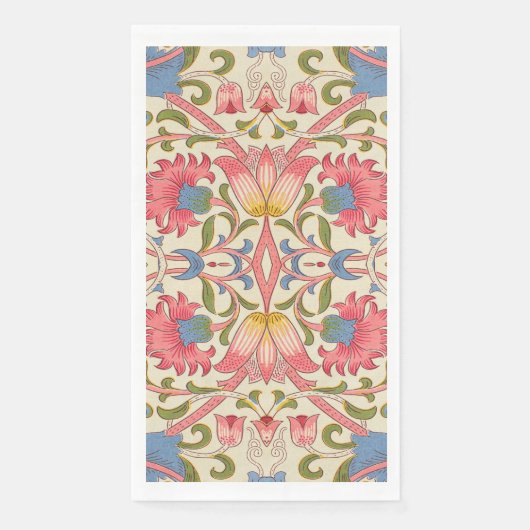 Serviette En Papier William Morris Lodden Spring Wallpaper Art (Devant)