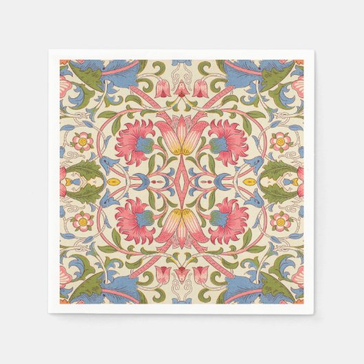 Serviette En Papier William Morris Lodden Spring Wallpaper Art (Devant)