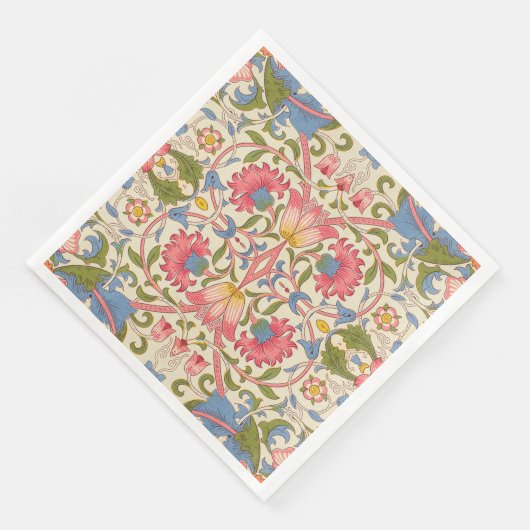 Serviette En Papier William Morris Lodden Spring Wallpaper Art (Coin)