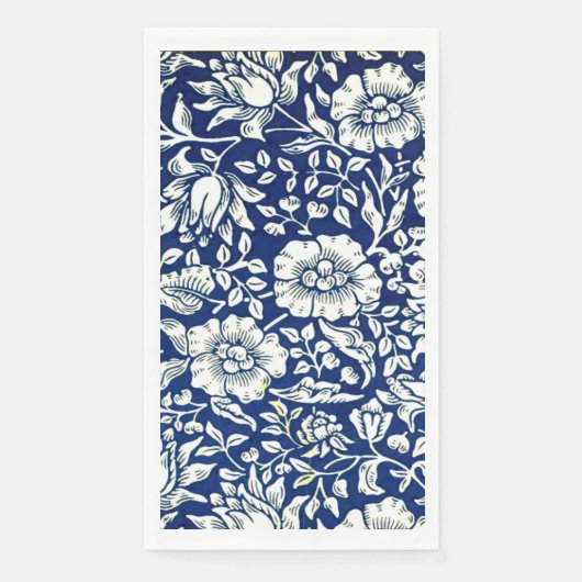 Serviette En Papier William Morris - Mallow bleu (Devant)