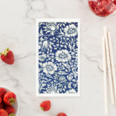 Serviette En Papier William Morris - Mallow bleu (En situation)