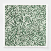 Serviette En Papier william morris marigold fleurs vertes (Devant)