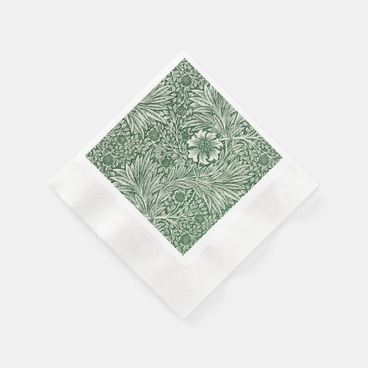 Serviette En Papier william morris marigold fleurs vertes (Coin)