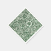 Serviette En Papier william morris marigold fleurs vertes (Coin)