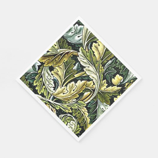 Serviette En Papier William Morris - motif Acanthus, (Coin)