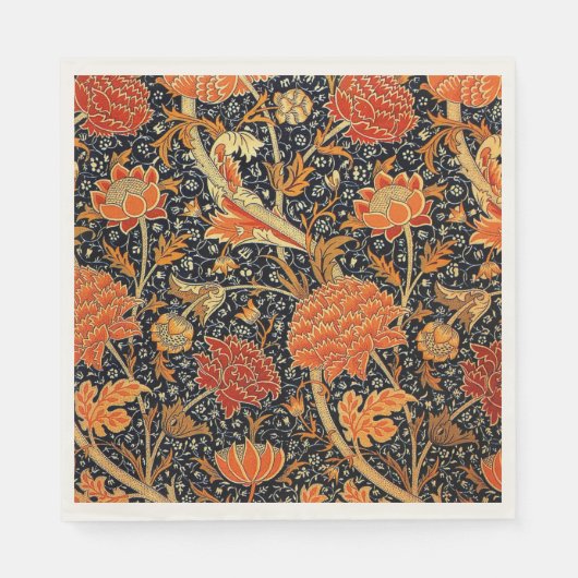Serviette En Papier William Morris motif, Cray, (Devant)