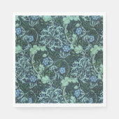 Serviette En Papier William Morris Motif d'algues (Devant)
