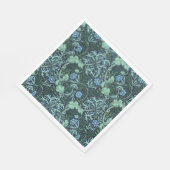Serviette En Papier William Morris Motif d'algues (Coin)