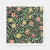 Serviette En Papier William Morris, Motif de fruits, (Devant)