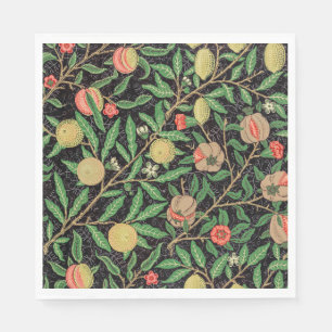 Serviette En Papier William Morris, Motif de fruits,