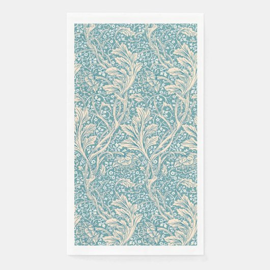 Serviette En Papier William Morris Motif Floral Classique Arcadie (Devant)