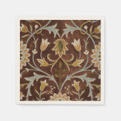 Serviette En Papier William Morris motif, Little Flower, (Devant)