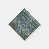 Serviette En Papier William Morris Peacock and Dragon Woven Design (Coin)
