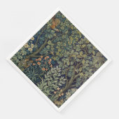 Serviette En Papier William Morris Pheasier Bois Bois (Coin)