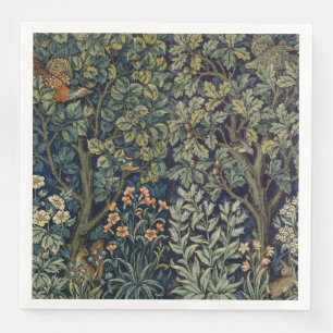 Serviette En Papier William Morris Pheasier Bois Bois