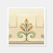 Serviette En Papier William Morris Row of Lilies (Devant)