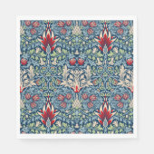 Serviette En Papier William Morris Snakeshead Fritillaire Floral Desig (Devant)