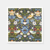 Serviette En Papier William Morris, Strawberry Thief (Devant)