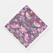 Serviette En Papier William Morris Strawberry Thief Motif (Coin)