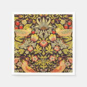 Serviette En Papier William Morris Strawberry Thief Motif (Devant)
