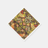 Serviette En Papier William Morris Strawberry Thief Motif (Coin)