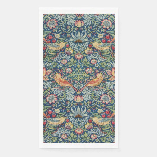 Serviette En Papier William Morris - Thief aux fraises (Devant)