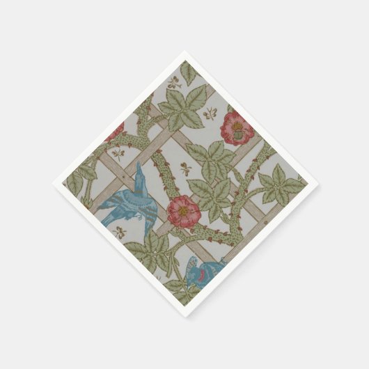 Serviette En Papier William Morris Trellis Wallpaper Art (Coin)