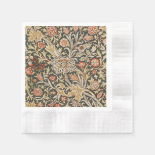 Serviette En Papier William Morris Trent Garden Flower Classic Botanic
