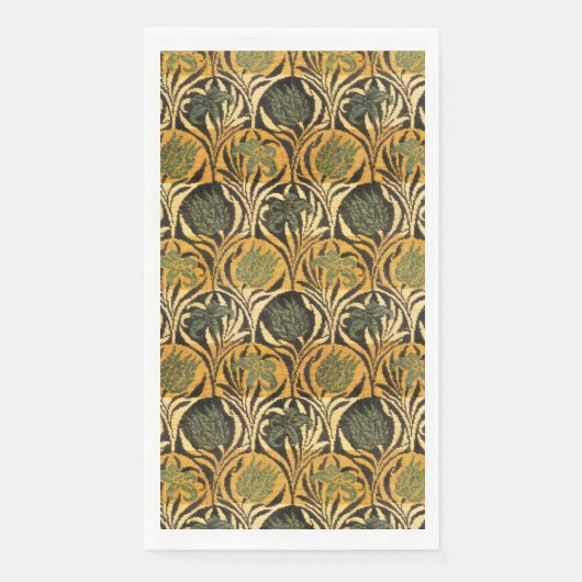 Serviette En Papier William Morris Tulips & Lilies Tapis Classique (Devant)