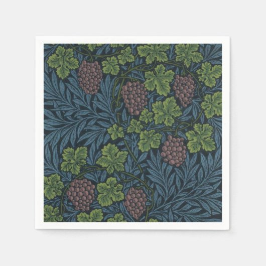 Serviette En Papier William Morris Vine Fond d'écran (Devant)