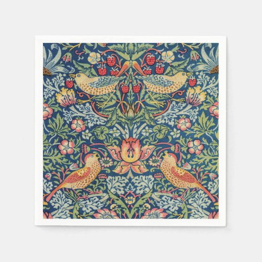 Serviette En Papier William Morris - Voleur de fraises (Devant)