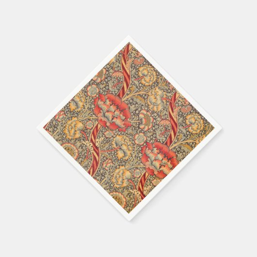 Serviette En Papier William Morris Wandle pour Chintz Design (Coin)