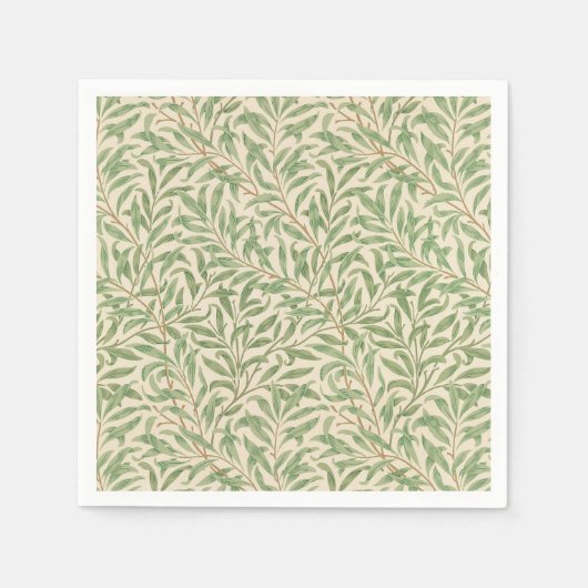 Serviette En Papier William Morris Willow Bough Garden Flower Classic (Devant)