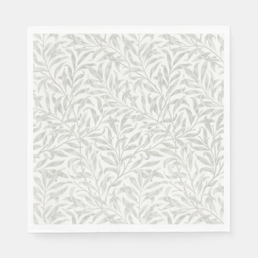 Serviette En Papier William Morris Willow vert clair (Devant)