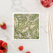 Serviette En Papier William Morris Windrush Motif Floral Classique (En situation)