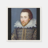 Serviette En Papier William Shakespeare Thème Papier Napkins (Devant)
