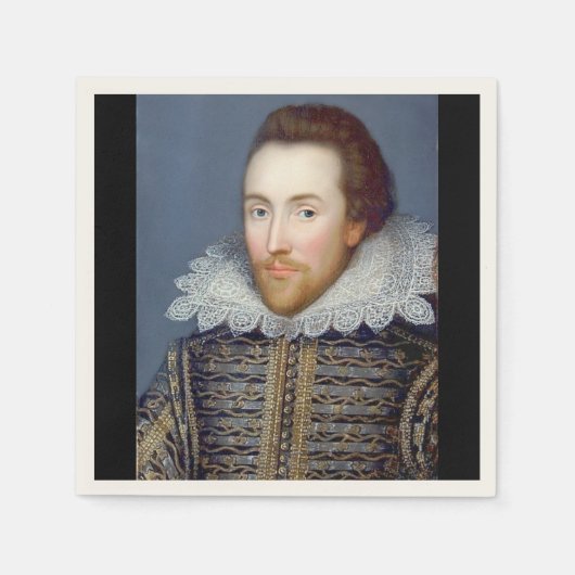 Serviette En Papier William Shakespeare Thème Papier Napkins (Devant)