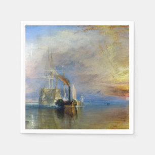 Serviette En Papier William Turner - Le Temeraire en remorque