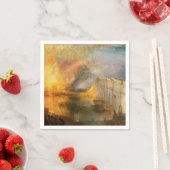 Serviette En Papier William Turner - L'incendie du Parlement (En situation)
