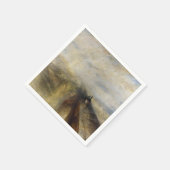 Serviette En Papier William Turner - Pluie, vapeur et vitesse (Coin)